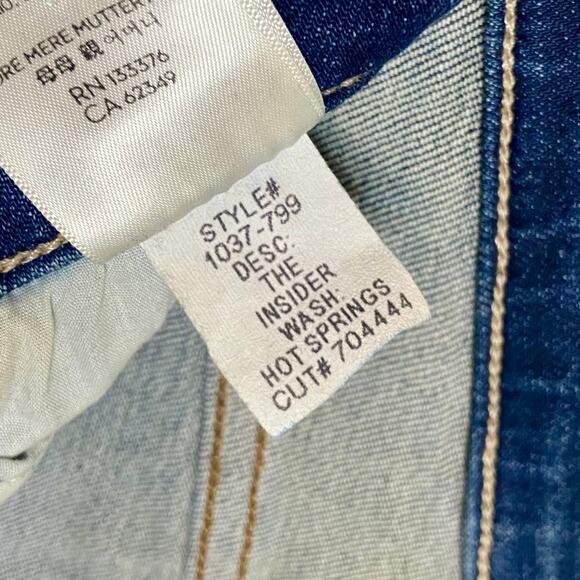 Mother Denim The Insider Slim Bootcut Jeans in Hot Springs - Picture 6 of 7